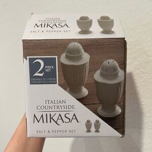 Mikasa Italian Countryside Salt and Pepper Shakers - Brand New
